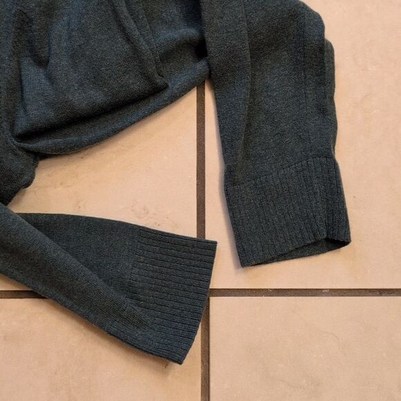 Smartwool Brookline Crew Neck Sweater Green Nylon Merino Wool blend size L - Picture 9 of 9